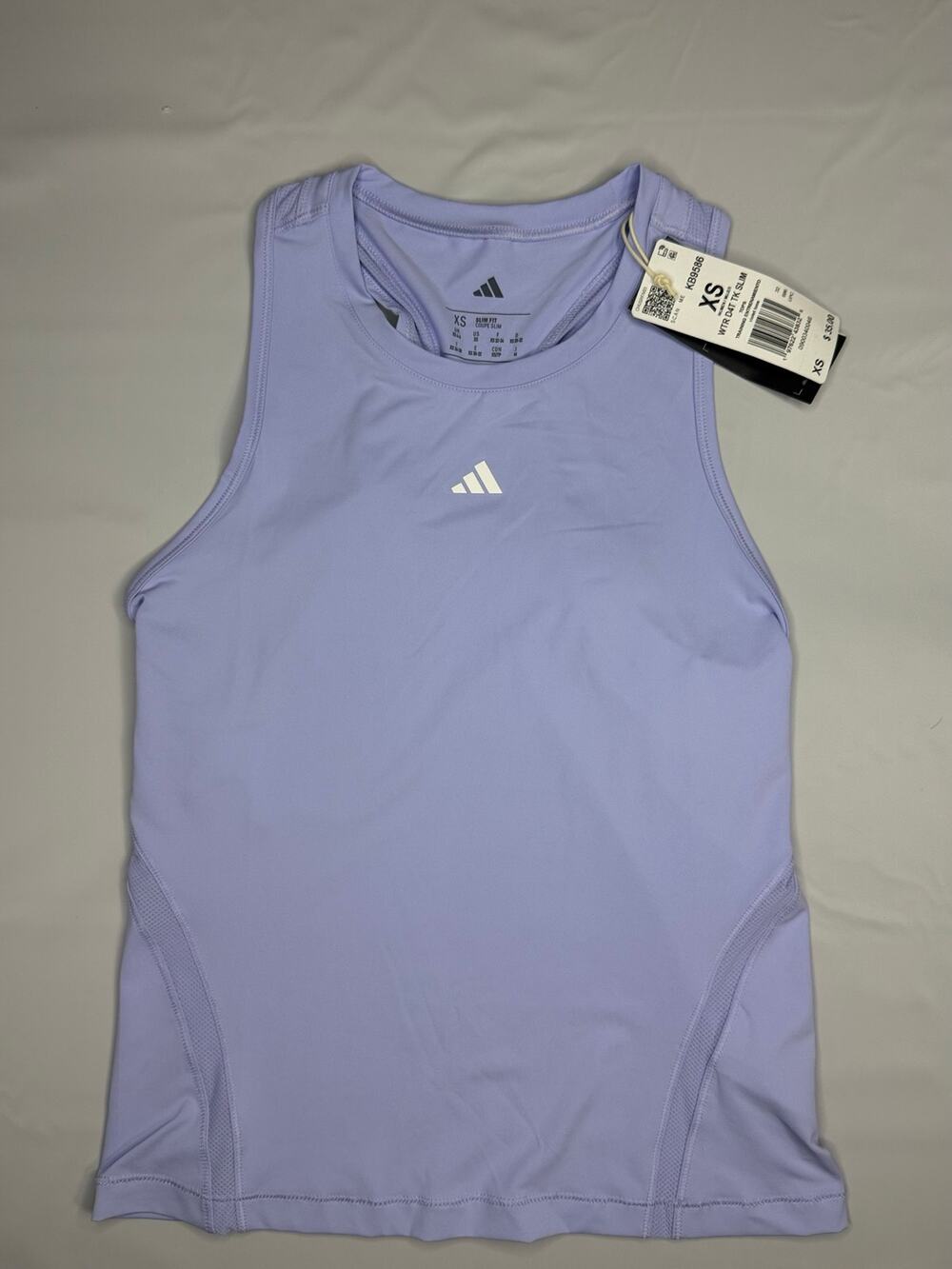 Adidas Women’s XS Training Tank Top Violet Slim Fit Racerback NWT